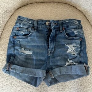 american eagle super stretch jean shorts